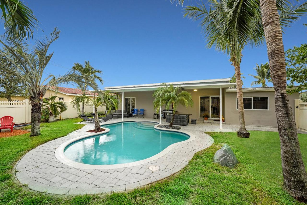 Comfortable 4 Bedroom House With Pool By Pmi Fort Lauderdale Dış mekan fotoğraf