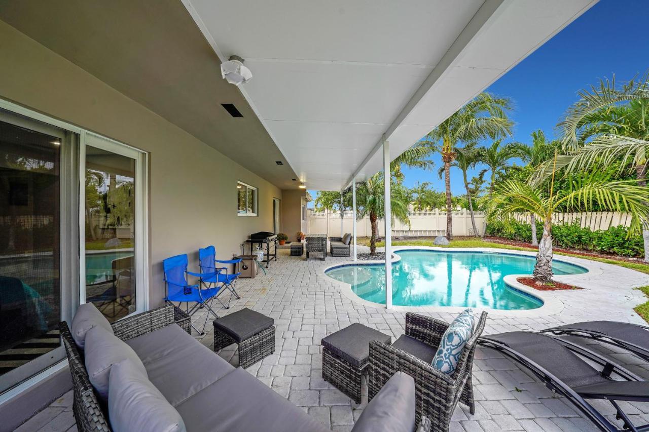 Comfortable 4 Bedroom House With Pool By Pmi Fort Lauderdale Dış mekan fotoğraf